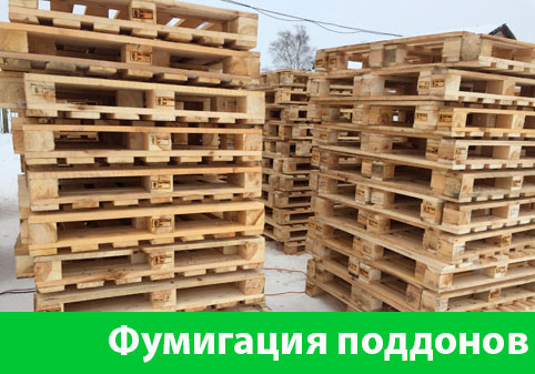 Фумигация поддонов в городе Кемерово